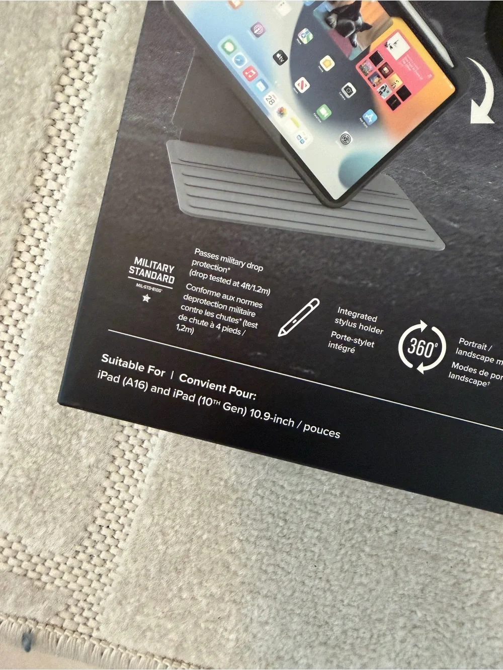 Targus iPad Case. iPad 11” A16 and 10.9”. Black. Brand new unopened